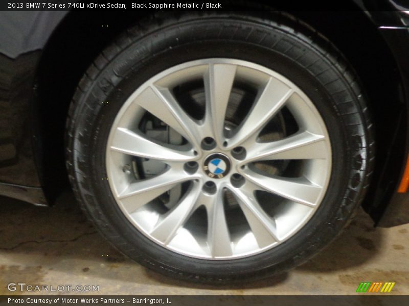 Black Sapphire Metallic / Black 2013 BMW 7 Series 740Li xDrive Sedan