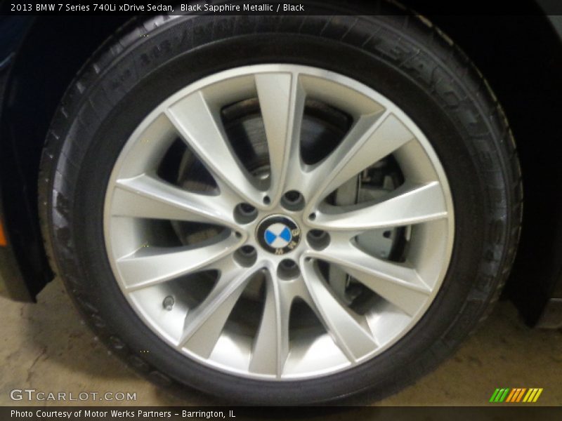 Black Sapphire Metallic / Black 2013 BMW 7 Series 740Li xDrive Sedan