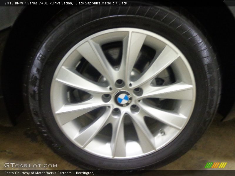 Black Sapphire Metallic / Black 2013 BMW 7 Series 740Li xDrive Sedan