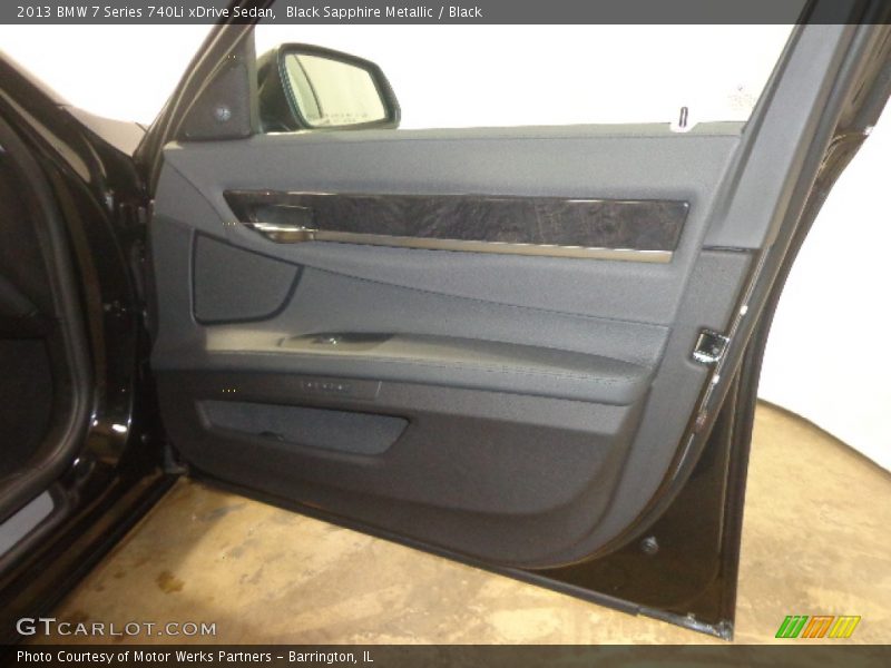 Black Sapphire Metallic / Black 2013 BMW 7 Series 740Li xDrive Sedan
