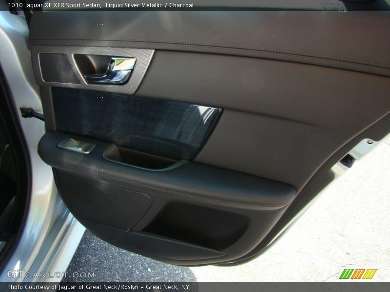 Liquid Silver Metallic / Charcoal 2010 Jaguar XF XFR Sport Sedan