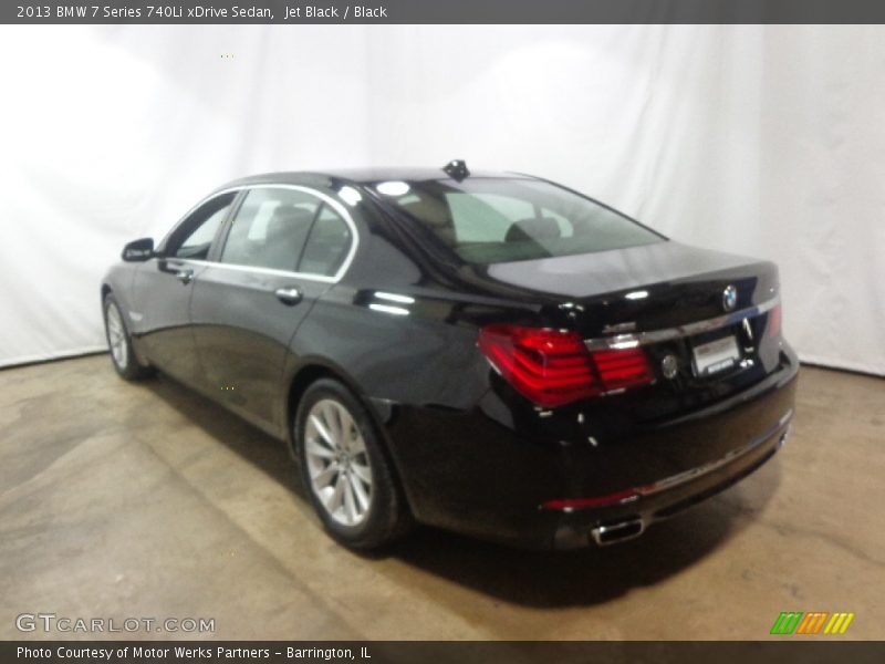 Jet Black / Black 2013 BMW 7 Series 740Li xDrive Sedan