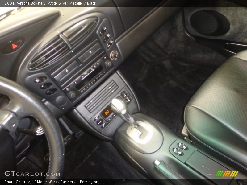 Arctic Silver Metallic / Black 2001 Porsche Boxster