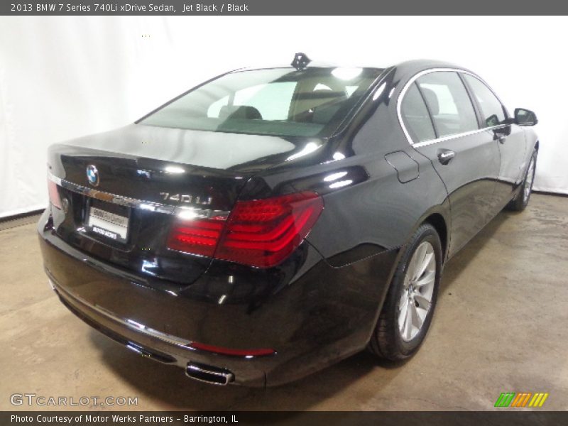 Jet Black / Black 2013 BMW 7 Series 740Li xDrive Sedan