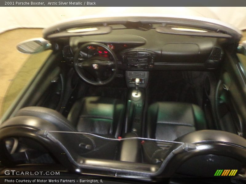 Arctic Silver Metallic / Black 2001 Porsche Boxster