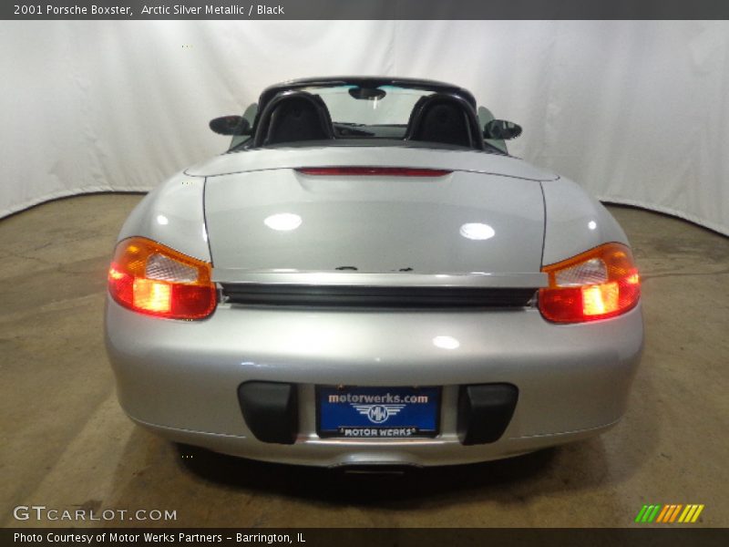 Arctic Silver Metallic / Black 2001 Porsche Boxster