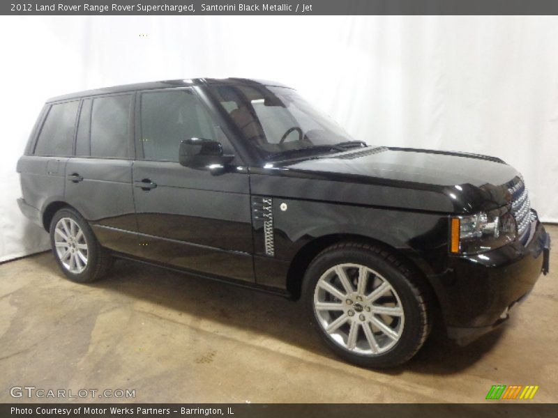 Santorini Black Metallic / Jet 2012 Land Rover Range Rover Supercharged