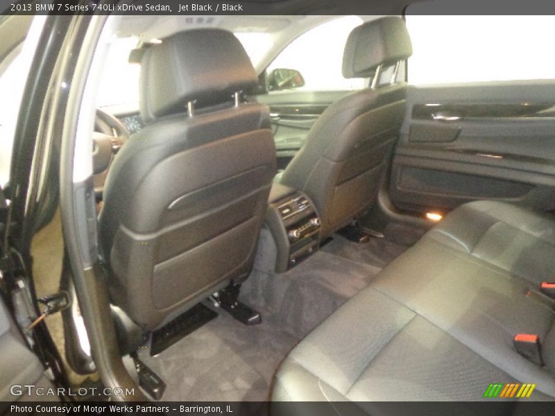 Jet Black / Black 2013 BMW 7 Series 740Li xDrive Sedan
