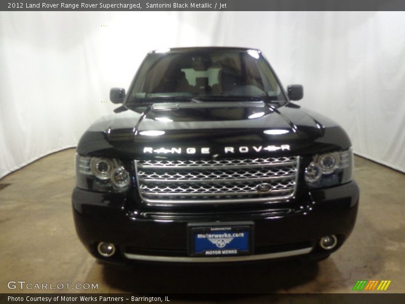 Santorini Black Metallic / Jet 2012 Land Rover Range Rover Supercharged