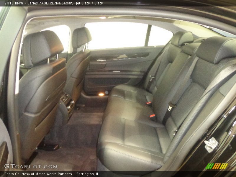 Jet Black / Black 2013 BMW 7 Series 740Li xDrive Sedan