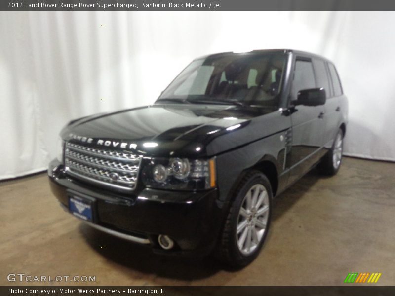 Santorini Black Metallic / Jet 2012 Land Rover Range Rover Supercharged