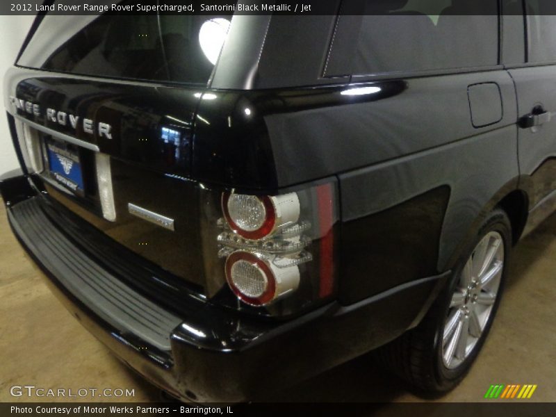 Santorini Black Metallic / Jet 2012 Land Rover Range Rover Supercharged