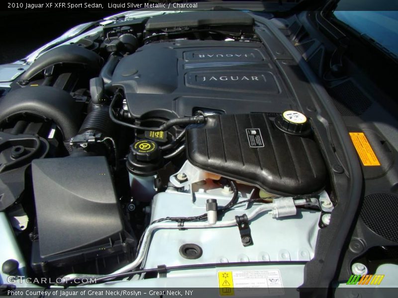 Liquid Silver Metallic / Charcoal 2010 Jaguar XF XFR Sport Sedan
