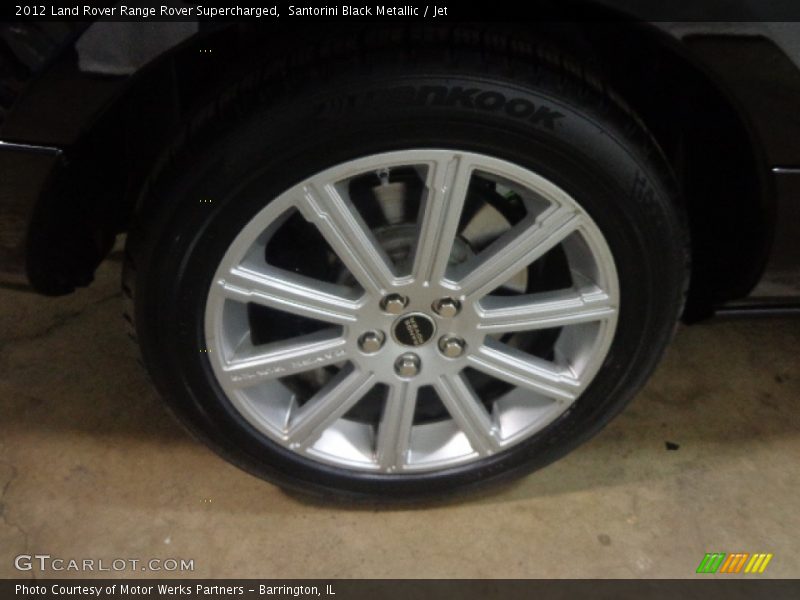 Santorini Black Metallic / Jet 2012 Land Rover Range Rover Supercharged