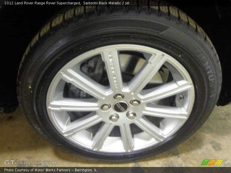 Santorini Black Metallic / Jet 2012 Land Rover Range Rover Supercharged