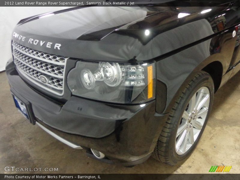 Santorini Black Metallic / Jet 2012 Land Rover Range Rover Supercharged