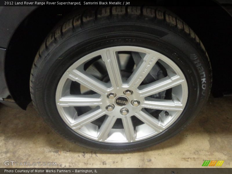 Santorini Black Metallic / Jet 2012 Land Rover Range Rover Supercharged