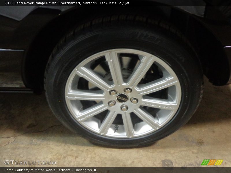 Santorini Black Metallic / Jet 2012 Land Rover Range Rover Supercharged