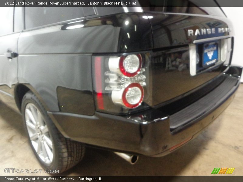 Santorini Black Metallic / Jet 2012 Land Rover Range Rover Supercharged