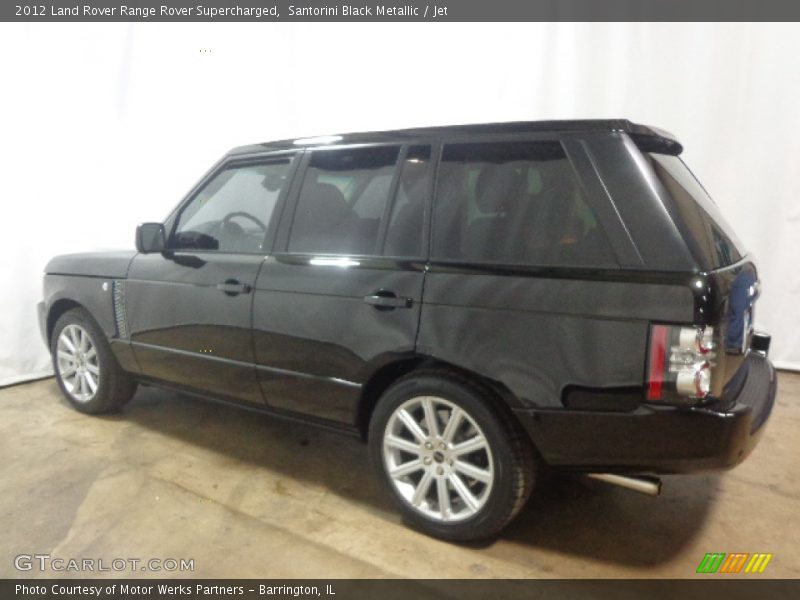 Santorini Black Metallic / Jet 2012 Land Rover Range Rover Supercharged