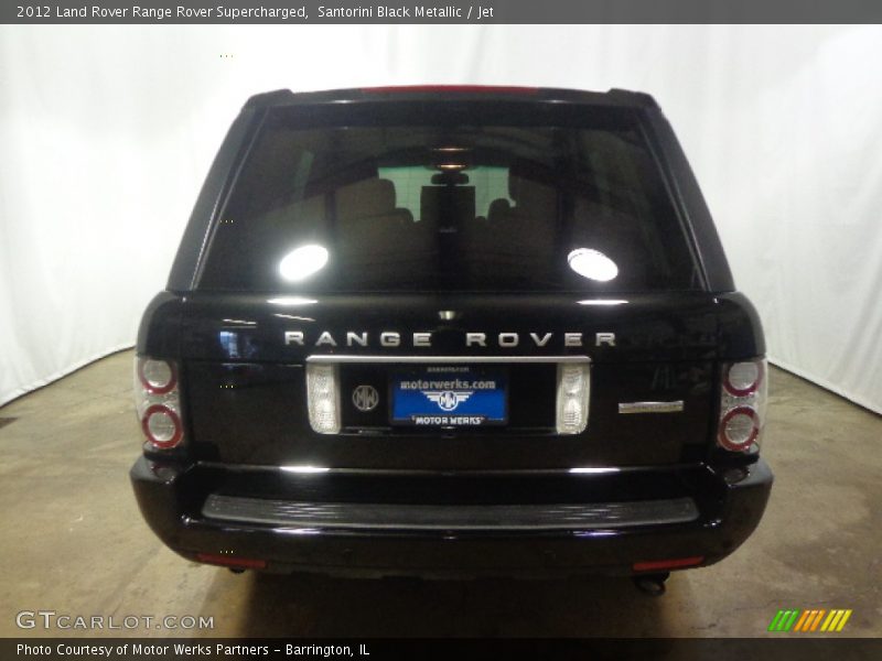 Santorini Black Metallic / Jet 2012 Land Rover Range Rover Supercharged