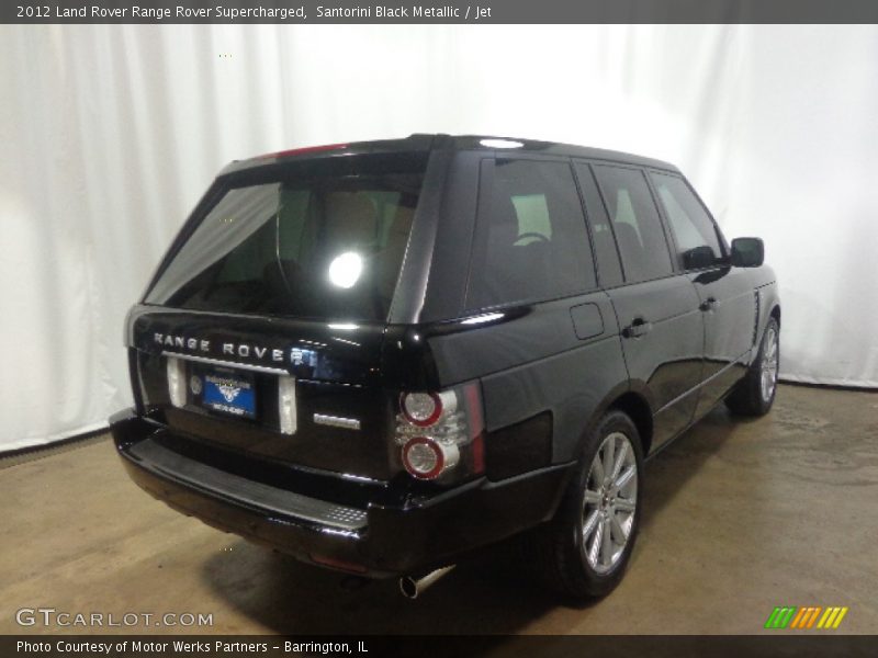 Santorini Black Metallic / Jet 2012 Land Rover Range Rover Supercharged