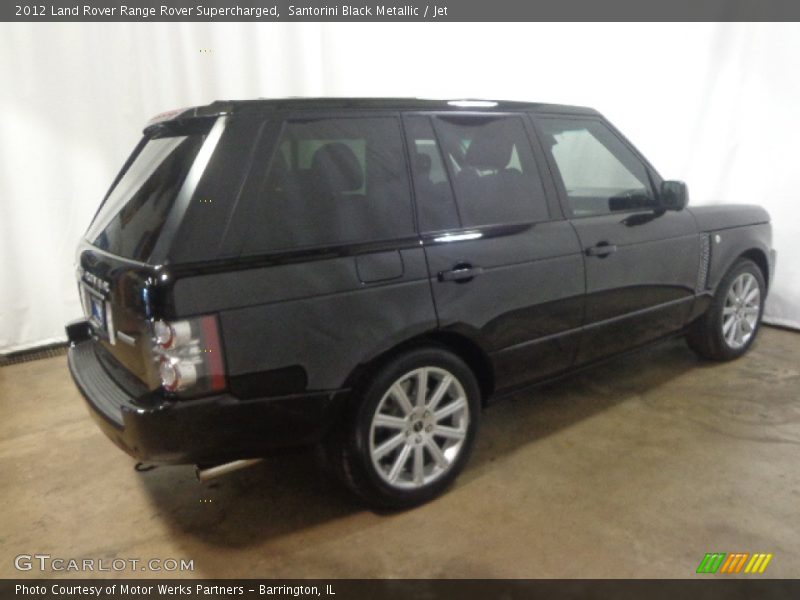Santorini Black Metallic / Jet 2012 Land Rover Range Rover Supercharged