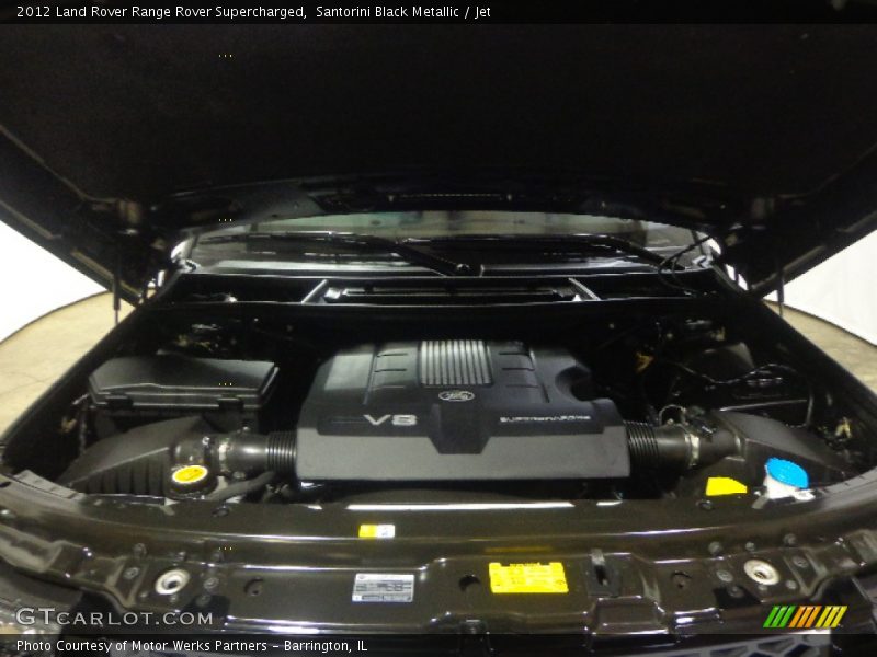 Santorini Black Metallic / Jet 2012 Land Rover Range Rover Supercharged