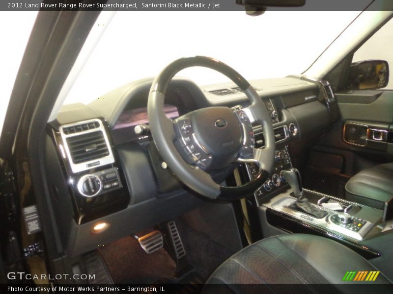 Santorini Black Metallic / Jet 2012 Land Rover Range Rover Supercharged