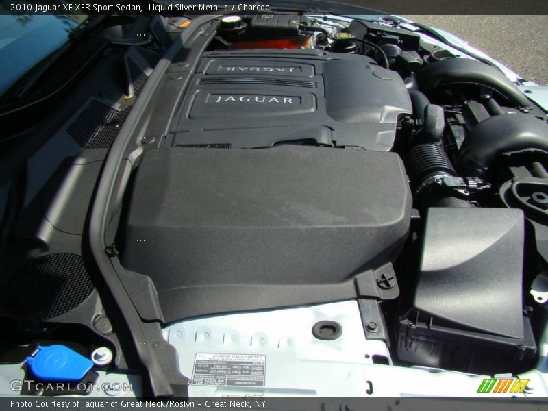 Liquid Silver Metallic / Charcoal 2010 Jaguar XF XFR Sport Sedan