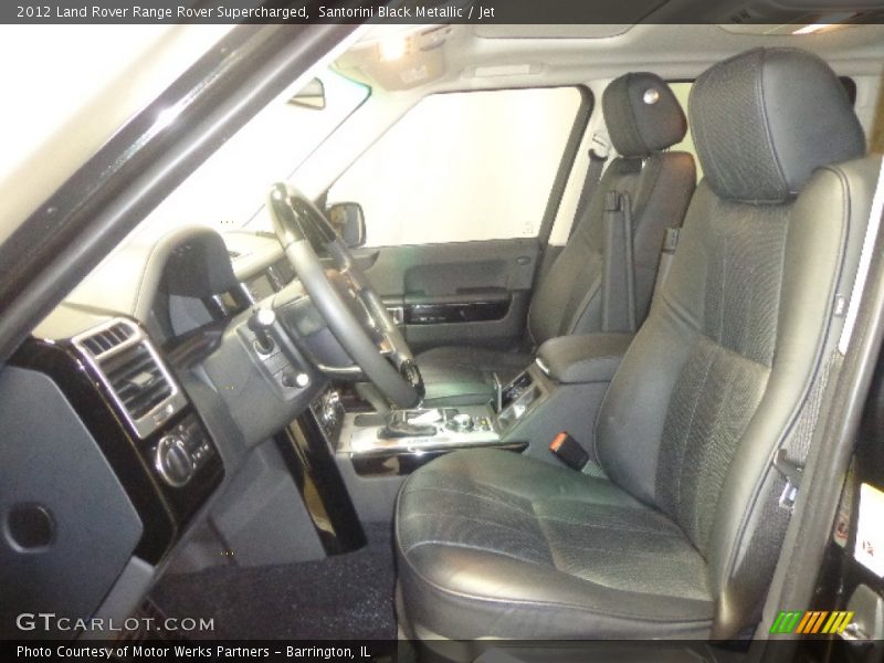 Santorini Black Metallic / Jet 2012 Land Rover Range Rover Supercharged