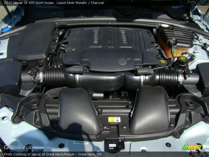 Liquid Silver Metallic / Charcoal 2010 Jaguar XF XFR Sport Sedan