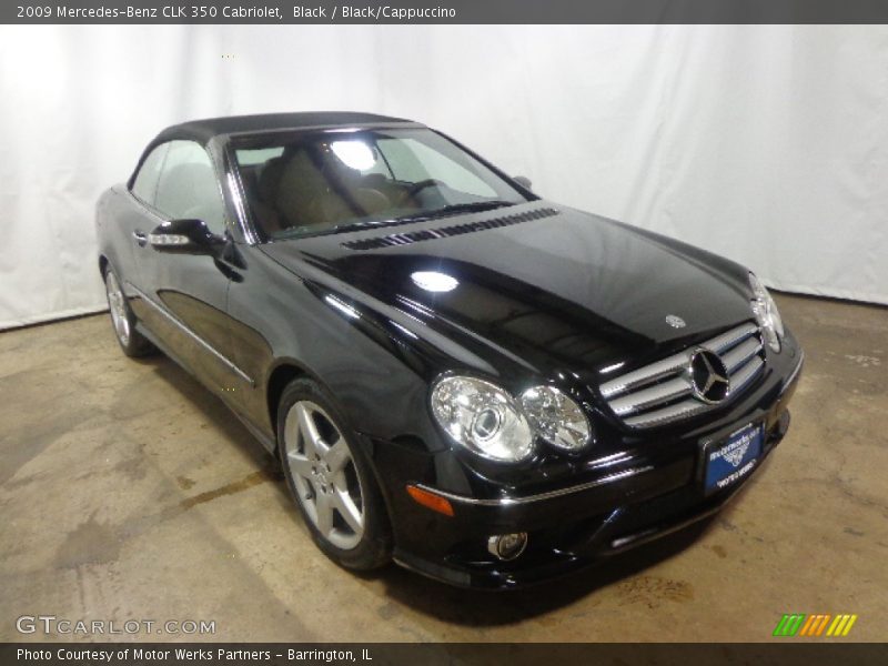 Black / Black/Cappuccino 2009 Mercedes-Benz CLK 350 Cabriolet