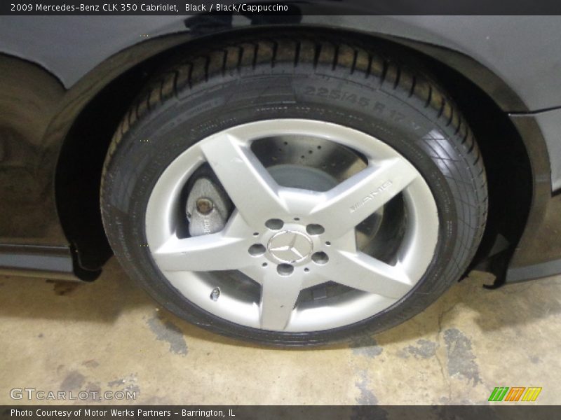 Black / Black/Cappuccino 2009 Mercedes-Benz CLK 350 Cabriolet