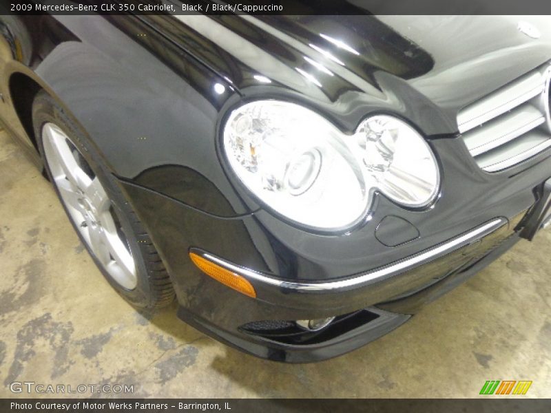Black / Black/Cappuccino 2009 Mercedes-Benz CLK 350 Cabriolet