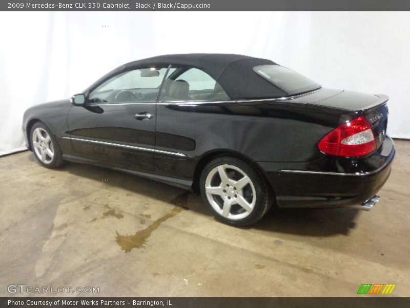 Black / Black/Cappuccino 2009 Mercedes-Benz CLK 350 Cabriolet