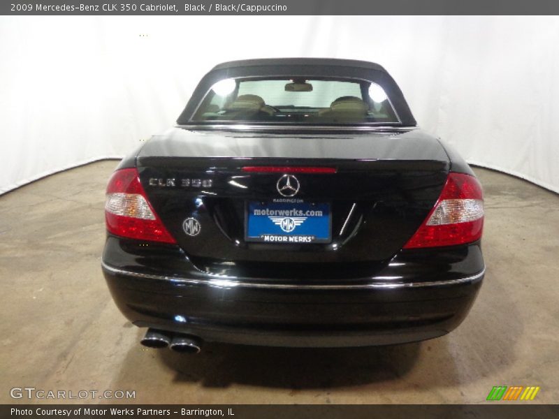 Black / Black/Cappuccino 2009 Mercedes-Benz CLK 350 Cabriolet