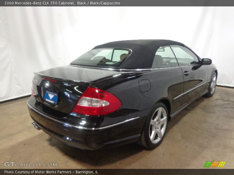 Black / Black/Cappuccino 2009 Mercedes-Benz CLK 350 Cabriolet