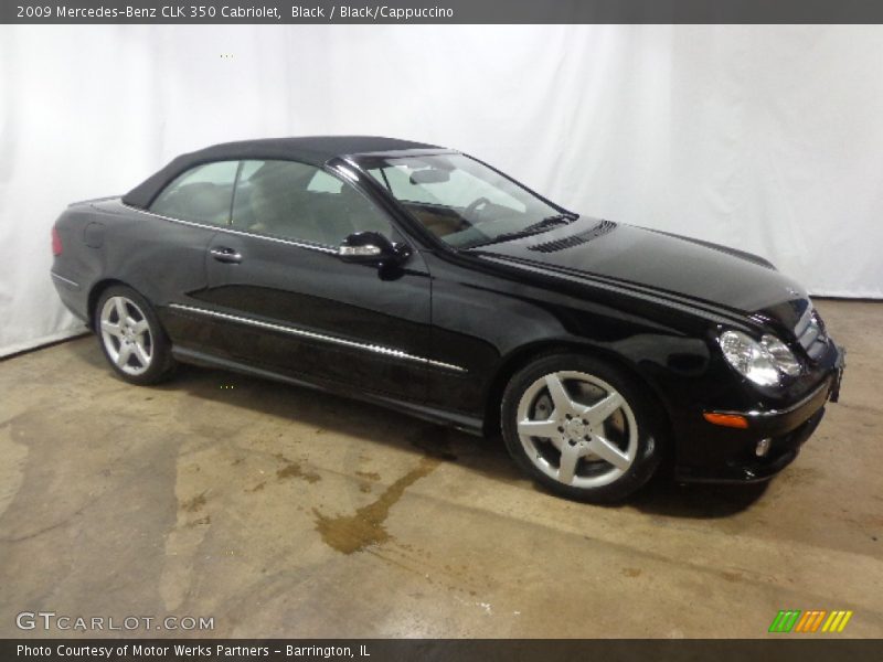 Black / Black/Cappuccino 2009 Mercedes-Benz CLK 350 Cabriolet