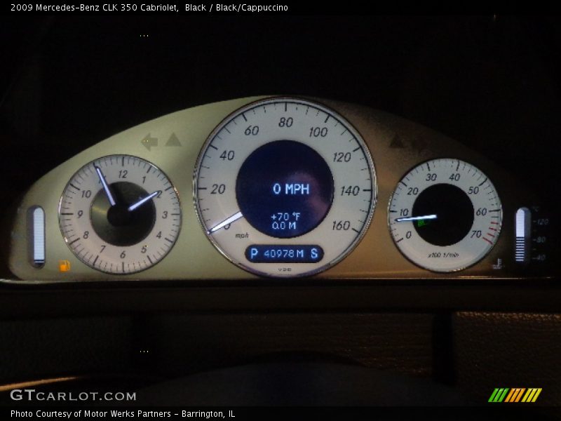 Black / Black/Cappuccino 2009 Mercedes-Benz CLK 350 Cabriolet