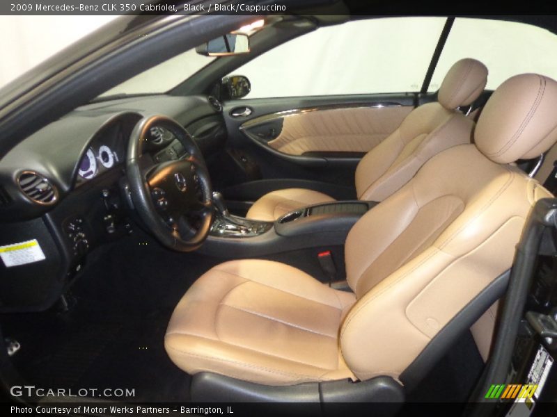 Black / Black/Cappuccino 2009 Mercedes-Benz CLK 350 Cabriolet