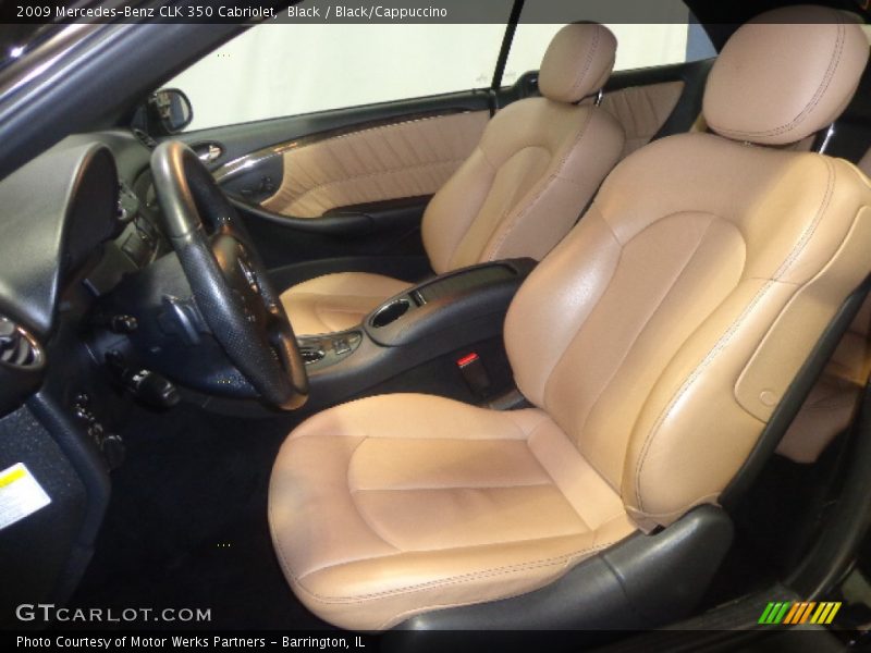 Black / Black/Cappuccino 2009 Mercedes-Benz CLK 350 Cabriolet