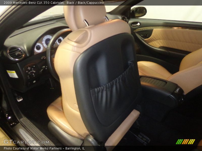 Black / Black/Cappuccino 2009 Mercedes-Benz CLK 350 Cabriolet