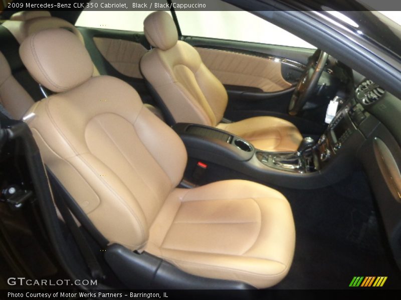 Black / Black/Cappuccino 2009 Mercedes-Benz CLK 350 Cabriolet