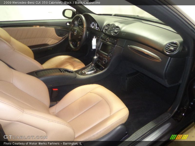 Black / Black/Cappuccino 2009 Mercedes-Benz CLK 350 Cabriolet