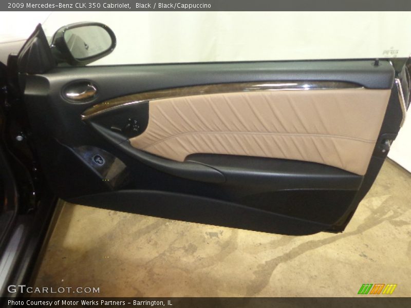 Black / Black/Cappuccino 2009 Mercedes-Benz CLK 350 Cabriolet