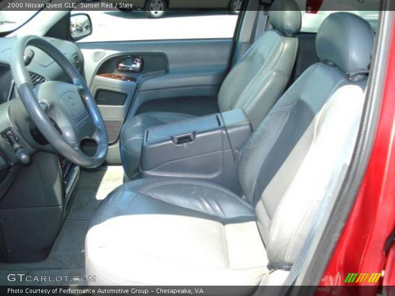 Sunset Red / Slate 2000 Nissan Quest GLE