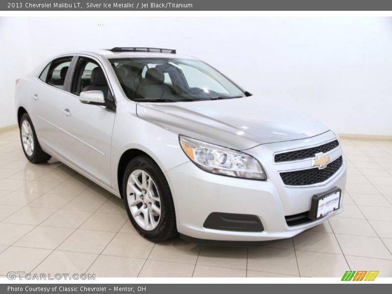 Silver Ice Metallic / Jet Black/Titanium 2013 Chevrolet Malibu LT