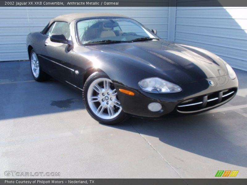 Anthracite Metallic / Oatmeal 2002 Jaguar XK XK8 Convertible