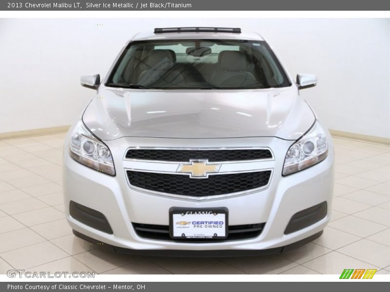 Silver Ice Metallic / Jet Black/Titanium 2013 Chevrolet Malibu LT